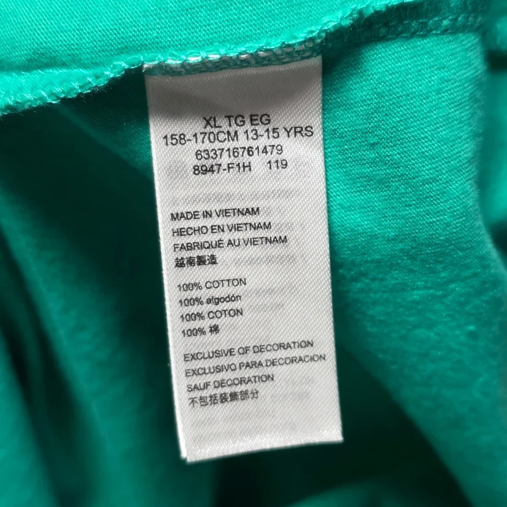 Converse Green Sneaker Tee - Youth XL 13-15